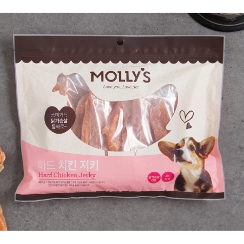  몰리스 하드 치킨 져키 400g [1개]