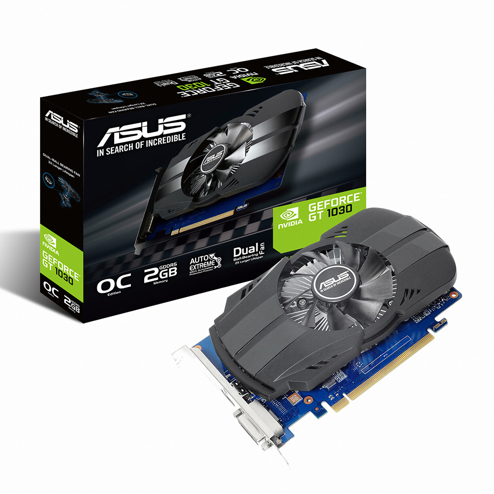 ASUS PH 지포스 GT1030 O2G D5 2GB 인텍앤컴퍼니