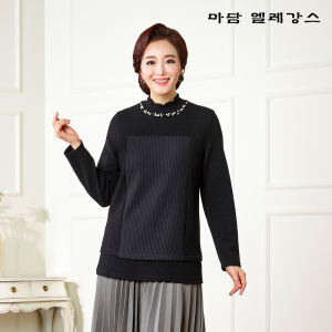 마담엘레강스 진주장식 네크 블라우스 K204BL01_이미지