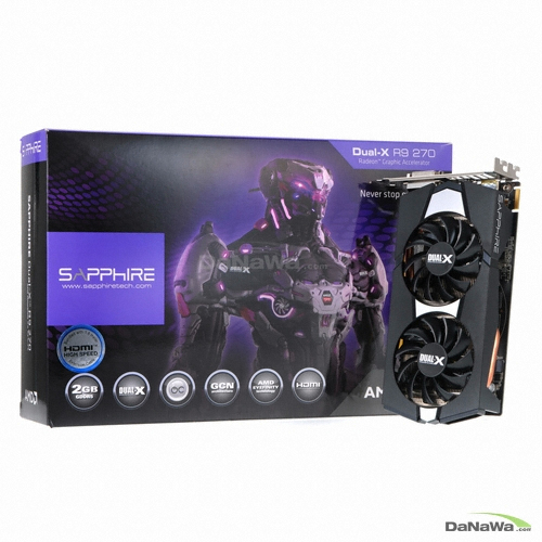 SAPPHIRE �󵥿� R9 270 OC D5 2GB Dual-X