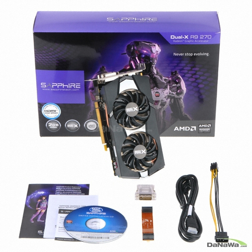 SAPPHIRE �󵥿� R9 270 OC D5 2GB Dual-X