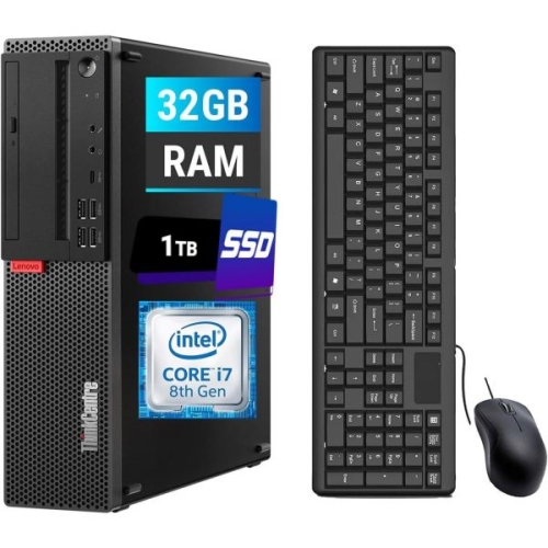 레노버 ThinkCentre M720q 미니PC i7-8700 16G M.2 SSD 256GB UHD630 윈11 무선 랜카드 포함