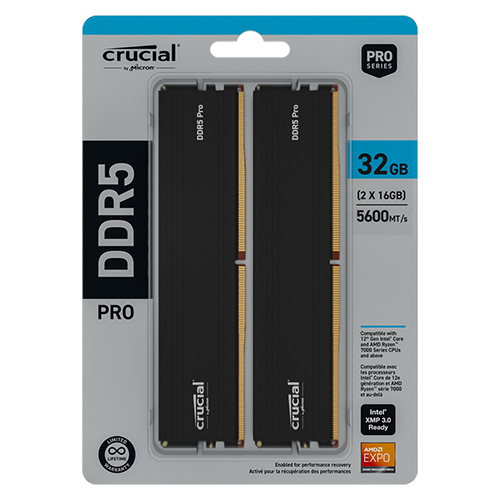 ����ũ�� Crucial DDR5-5600 CL46 PRO ��Ű�� �ƽ�ũ��