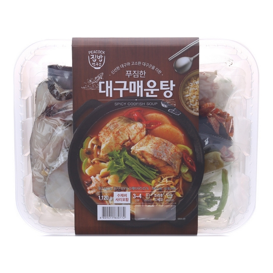 이마트 피코크 푸짐한 대구매운탕 1120g (1개)_이미지