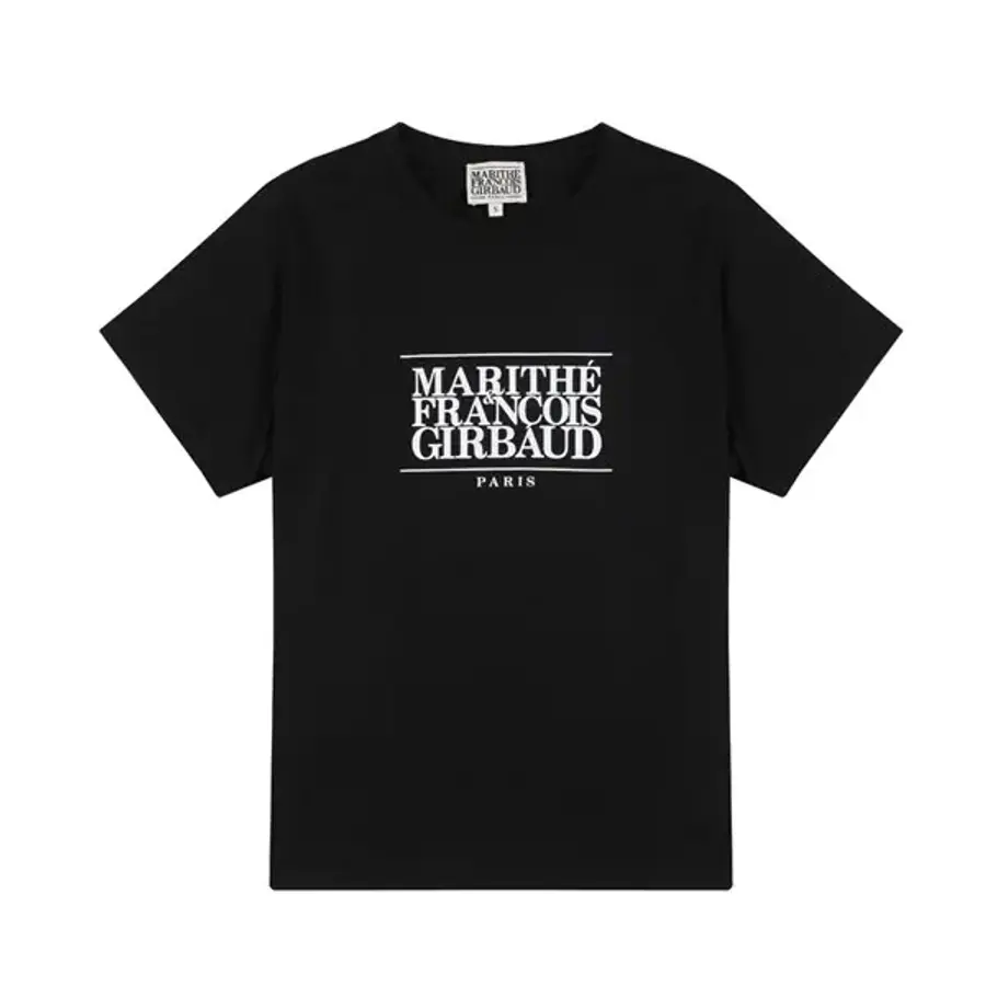 마리떼 W 클래식 로고 티 블랙 MFG46CTS101BLK_이미지