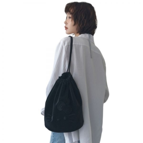 조셉앤스테이시 Haze String Backpack Hello Kitty Black 0JSP3BP03BKF_이미지