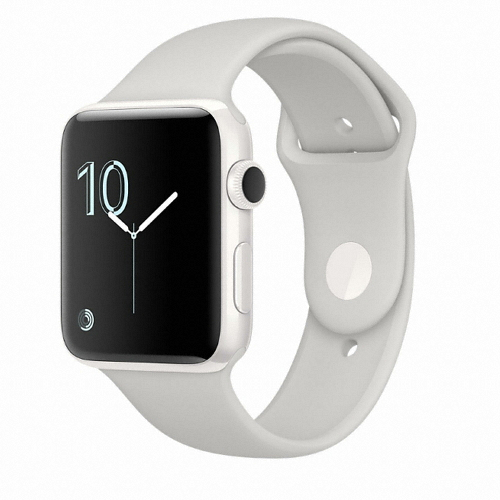 APPLE 워치 시리즈2 에디션 42mm 세라믹 (해외구매, 클라우드 스포츠밴드)_이미지