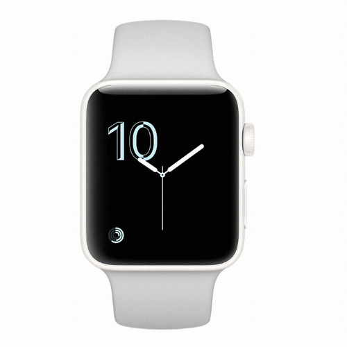 APPLE 워치 시리즈2 에디션 42mm 세라믹 (해외구매, 클라우드 스포츠밴드)_이미지