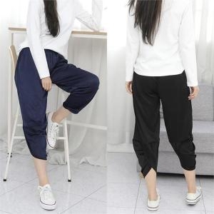 강물처럼 빅사이즈사랑해요 F206L110 이지피팅밴딩기모팬츠 SI 7694478