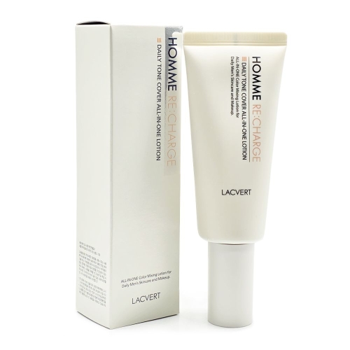 LG생활건강 라끄베르 옴므 리차지 데일리 톤커버 올인원 로션 50ml (1개)