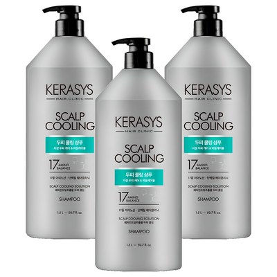 케라시스 두피 쿨링 단백질 샴푸 1500ml (3개)_이미지