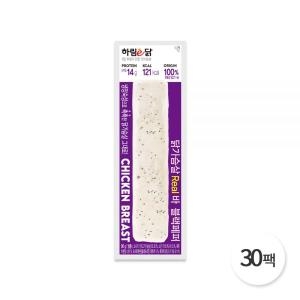 하림 하림이닭 닭가슴살 리얼바 블랙페퍼 80g (30개)