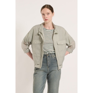 BCBG 하이넥 퍼켓점퍼 B5M3R172