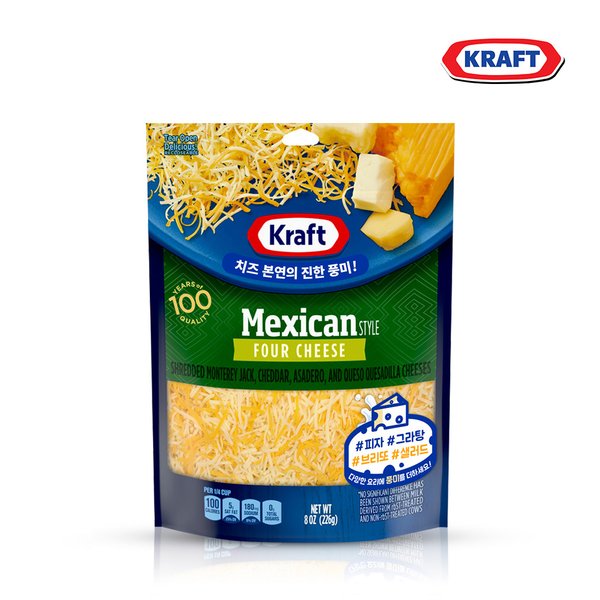 KRAFT FOODS GROUP 크래프트 슈레드 멕시칸 포 치즈 226g (2개)_이미지