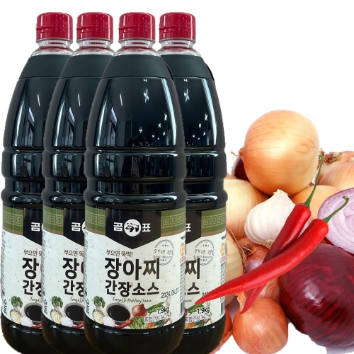 곰표 장아찌 간장소스 1.9kg (4개)_이미지