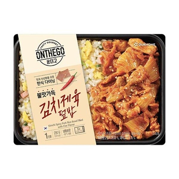 아워홈 온더고 제육김치덮밥 290g (2개)_이미지