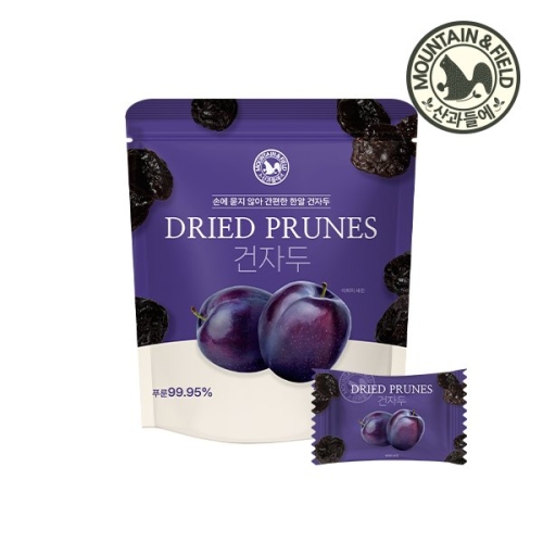 산과들에 손에묻지않는 한알 건자두 150g [5개]