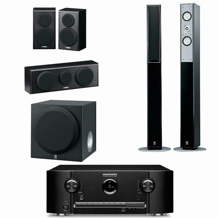 야마하 NS-125FP 5.1채널 + 마란츠 AV리시버 (SR5006, YST-SW012)_이미지