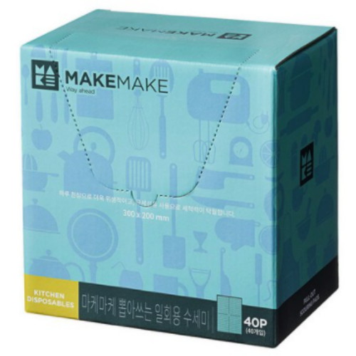 쿠팡 뽑아쓰는 일회용 수세미 40매 (1개(40매))_이미지