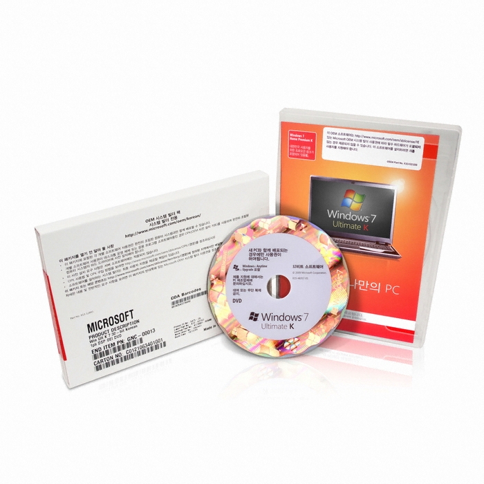 Microsoft Windows 7 Ultimate (DSP 32bit 한글)_이미지