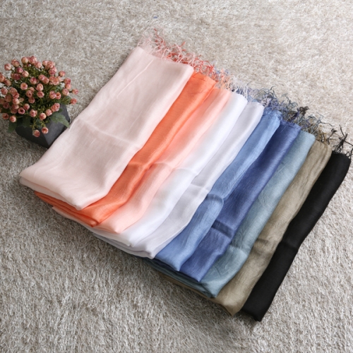 단색 실크모달 스카프 델리_S7002