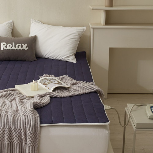 샤이닝홈 리브린 아브리움 진블루 온수매트 커버 (퀸, 150x200cm)_이미지