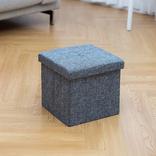 레토 패브릭 스툴 수납 화장대 의자 소형