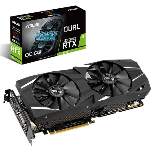 ASUS DUAL 지포스 RTX 2060 O6G D6 6GB