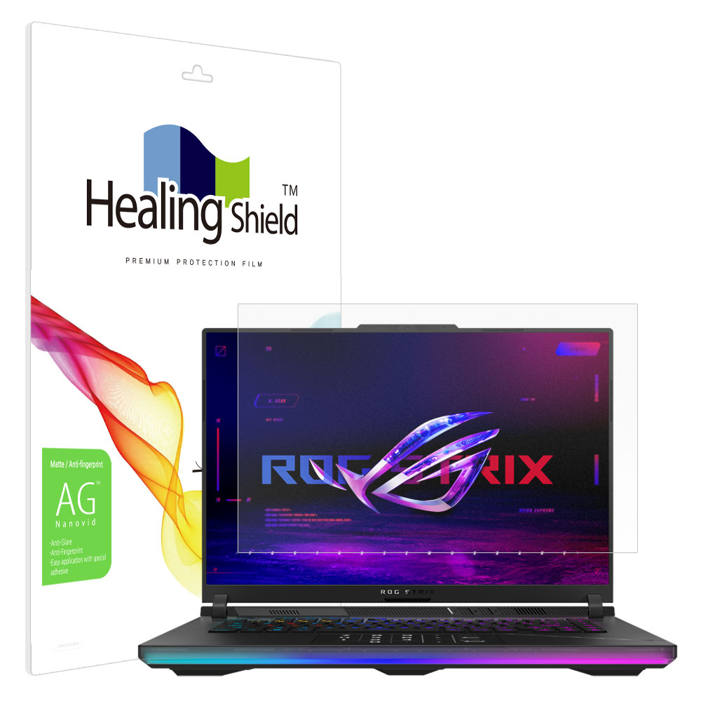 폰트리 힐링쉴드 ASUS ROG STRIX SCAR 16 G623 2023 저반사 지문방지 액정보호필름