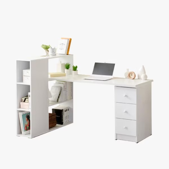 빌바오 3단 책장 책상 세트