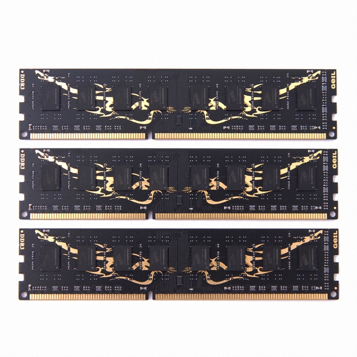 GeIL DDR3-2000 CL9 Black Dragon 패키지 (6GB(2Gx3))_이미지