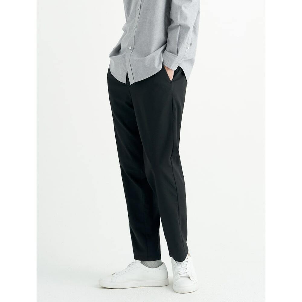 TAPED FIT 울 블렌드 스트링 팬츠 BC2621A995