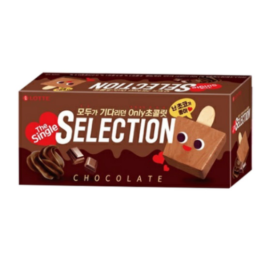 셀렉션 아이스크림 싱글초코 10개입 500ml