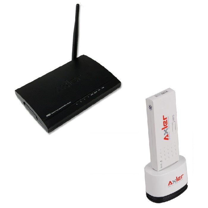 LG상사 Axler X501 공유기 패키지 (+ LGI-UW300N PLUS USB 2.0 무선랜카드)_이미지