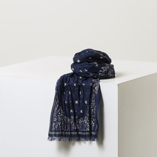 남성 페이즐리 면 머플러 HZMU6E102N2