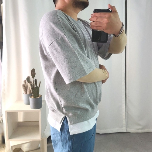 [불명] 찐링 115-145 긴팔반팔 남성빅사이즈와이셔츠 다이아루 막시무스_이미지