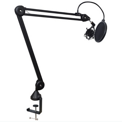 고급 클램프형 마이크 스탠드 풀세트 (블랙)_이미지