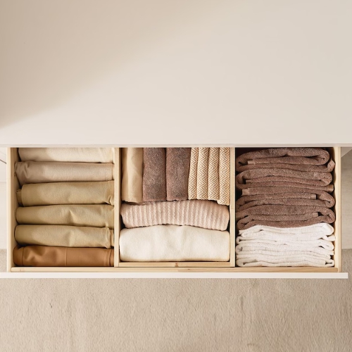 홈인홈 오메가 칸칸이 속원목 5단 서랍장 800_이미지