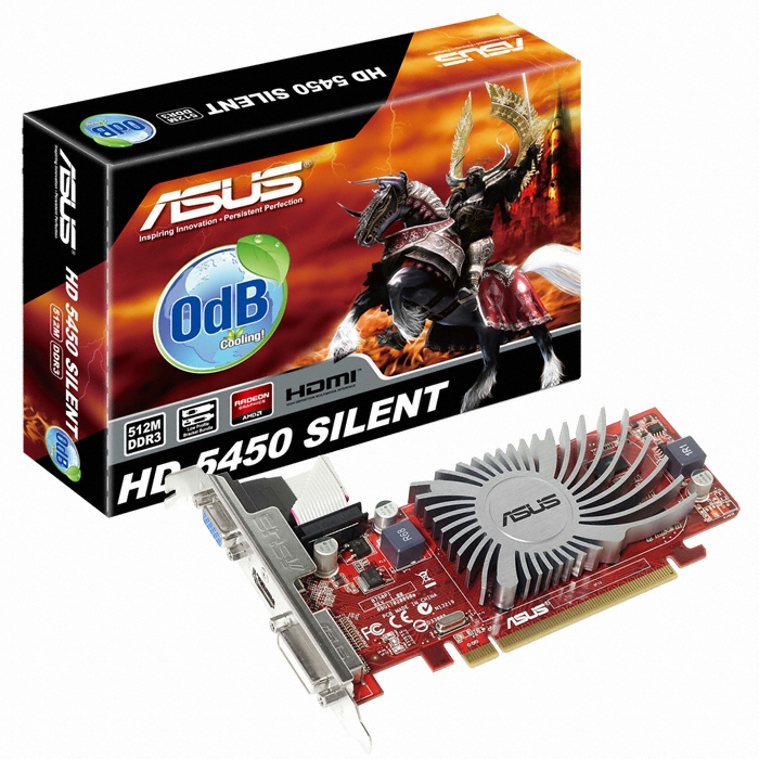 ASUS �󵥿� HD 5450 EAH5450 D3 512MB SILENT LP