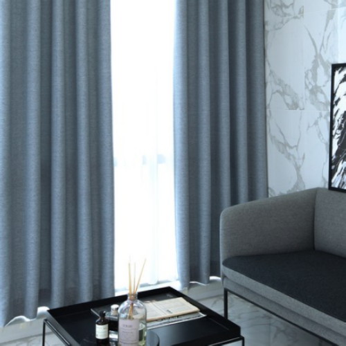 뷰하우스 루나 린넨 아일렛 암막커튼 (2장, 150x180cm)_이미지