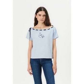 홀리스터 Co. HIGH SUMMER NEWNESS Print T-shirt light blue 7509645