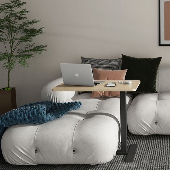 카멜마운트 핏쳐 전동식 높이조절 이동식 사이드테이블 FDES1