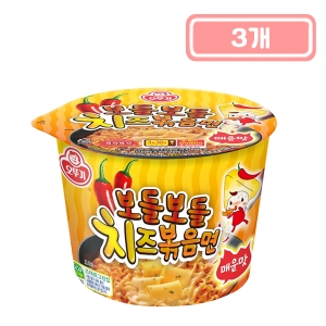 오뚜기 보들보들 치즈볶음면 매운맛 100g (3개)