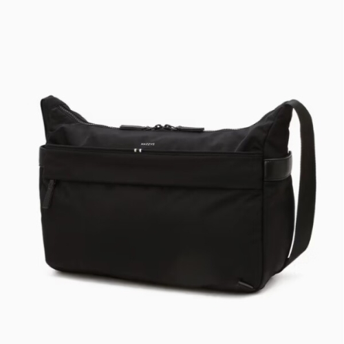 LF 헤지스 ACC 가방 쇼핑백동봉 HATCH-BAG 블랙 나일론 크로스백 HJBA6E343
