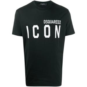 디스퀘어드2 FW23 Dsquare 2 티셔츠와 폴로스 블랙 반팔 셔츠 S79GC0003S23009980