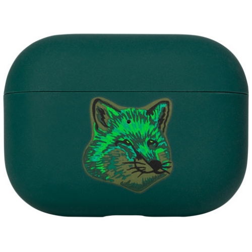 네이티브유니온 X 메종키츠네 에어팟 프로 케이스 COOL-TONE FOX HEAD GREEN_이미지