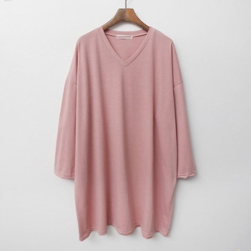 아이우먼 무지브이슬라브데일리티 NOQ505M504 빅사이즈