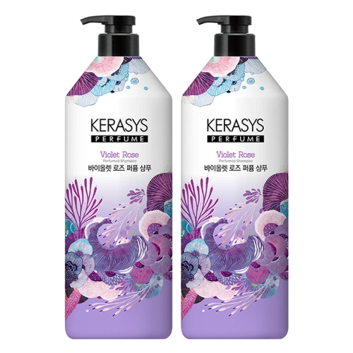애경 케라시스 바이올렛 로즈 퍼퓸 샴푸 1000ml (2개)