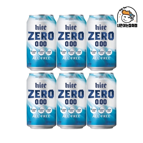 하이트진로 하이트제로 0.00 350ml (6개)_이미지