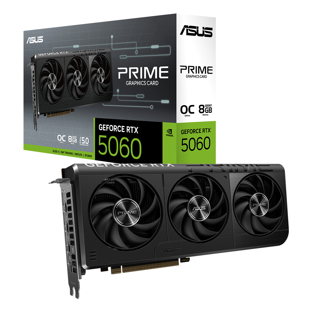 ASUS PRIME 지포스 RTX 5060 OC D7 8GB 대원씨티에스